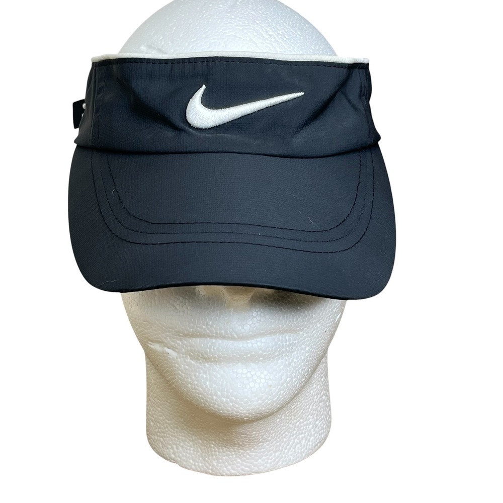 Nike Golf SQ SasQuatch One Visor Men's Black White‎ Adjustable Hat Athletic